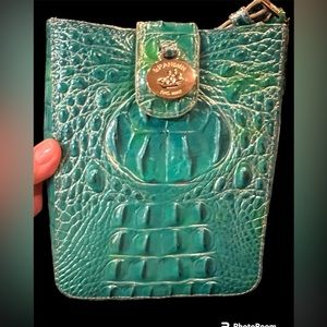 #Brahmin Crossbody Bag, Marley Ocean Solid Melbourne, Genuine Leather. No tag.